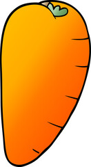 cartoon doodle carrot