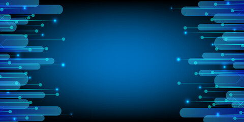 Technology of future background,artificial intelligence,hitech illustration