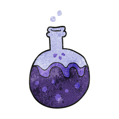 textured cartoon magic potion