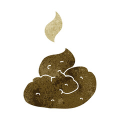 retro cartoon gross poop