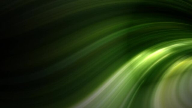 Beautiful abstract green neon color tiny strands animation background