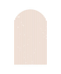 Boho style geometric design elements. Abstract shapes with texture. Neutral terracotta wall decor, cover, print, card, branding designs.