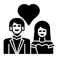 wedding couple icon