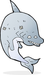 cartoon shark