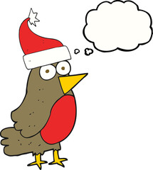 thought bubble cartoon robin