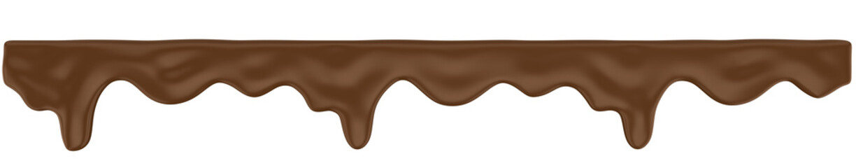 Chocolate derretido 3D render
