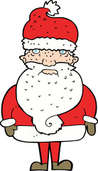cartoon santa claus