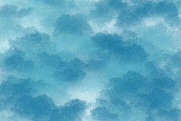 Fototapeta na wymiar Abstract blue background, watercolor wallpaper
