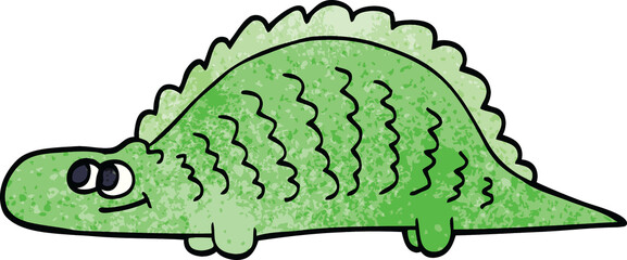 cartoon doodle prehistoric dinosaur