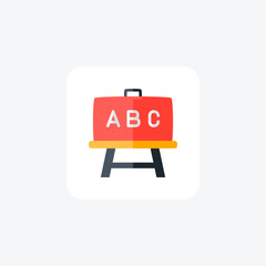 Alphabets fully editable vector fill icon

