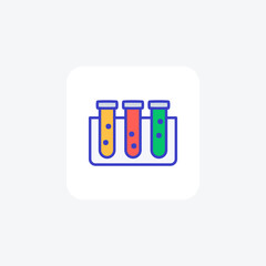 Chemistry, lab fully editable vector fill icon

