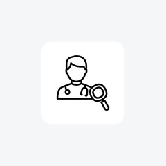 Doctor, health care fully editable vector fill icon

