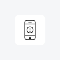 Mobile, healthcare fully editable vector Line Icon