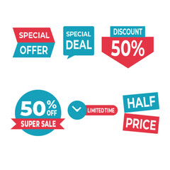 Sale of Special Offers and Discount Arrow Banner Template Vector Design.