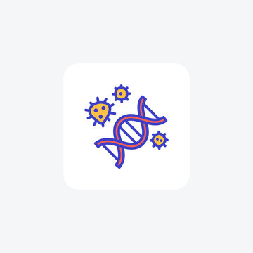 Biology, Chemistry Fully Editable Vector Fill Icon

