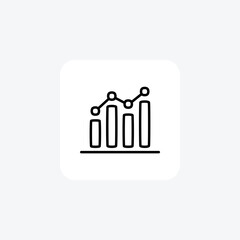 Income, revenue fully editable vector line icon

