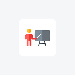 Business, conference fully editable vector line icon

