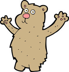 cartoon funny bear