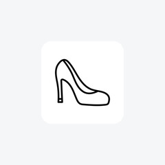 Footwear fully editable vector fill icon

