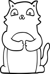 cartoon cat
