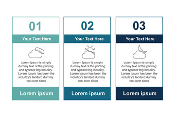 business infographics design template with icons and 3 options or steps. can be used for process diagram, flow chart.