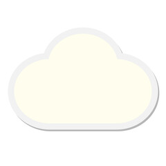 cloud sticker
