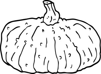 line drawing cartoon squash