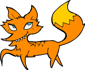 cartoon fox