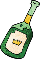 cartoon doodle alcoholic drink