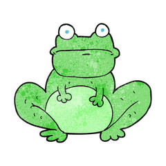 textured cartoon frog