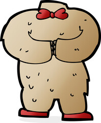 cartoon teddy bear body (mix and match or add own photos)