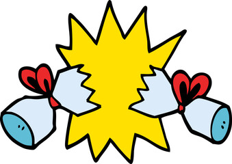 cartoon doodle cracker