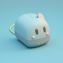 toy, smile, mouse, bank, money, piggy, savings, piggy bank, finance, pig, animal, coin, business, object, red, concept, baby, investment, save, generative, ai