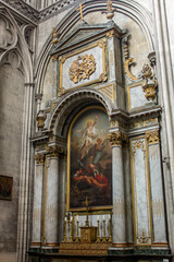 Gothic elements. Cathedral of Our Lady of Bayeux , France