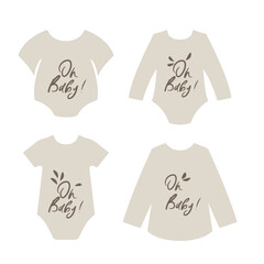 Seamless honey pattern and lettering illustration Oh honey. Baby design pajamas, background for apparel, room decor.