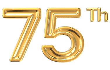 Happy Anniversary 80th 3d Gold