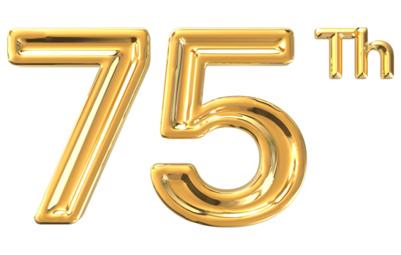 Happy Anniversary 80th 3d Gold - Powered by Adobe