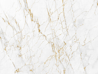 White and gold marble texture background design for your creative design	

