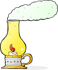 cartoon old style lantern