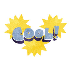 cool retro cartoon symbol