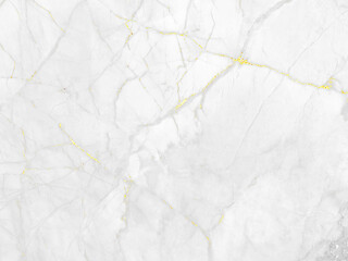 White and gold marble texture background design for your creative design	
