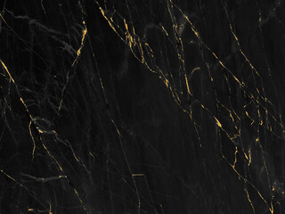 Black and gold marble luxury wall texture with shiny golden line pattern abstract background design for a cover book or wallpaper and banner website.	