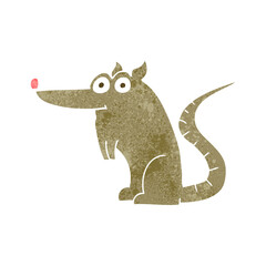 retro cartoon rat