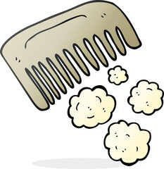cartoon comb