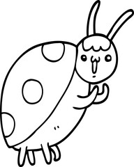 cute cartoon ladybug