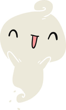 cartoon kawaii cute dead ghost