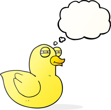 thought bubble cartoon funny rubber duck