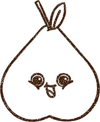 Fruit Charcoal Drawing