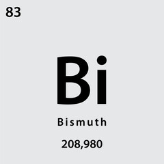 Periodic table element icon vector logo design template