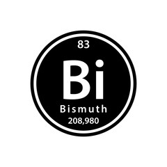 Periodic table element icon vector logo design template